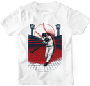Home Run Hitter Baseball T-Shirt for Boys – White Graphic Sports Tee | Youth Sizes-1
