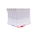 Girls Cushioned Crew Socks, 10-Pack, Sizes S (6-10.5) - L (4-10)-3