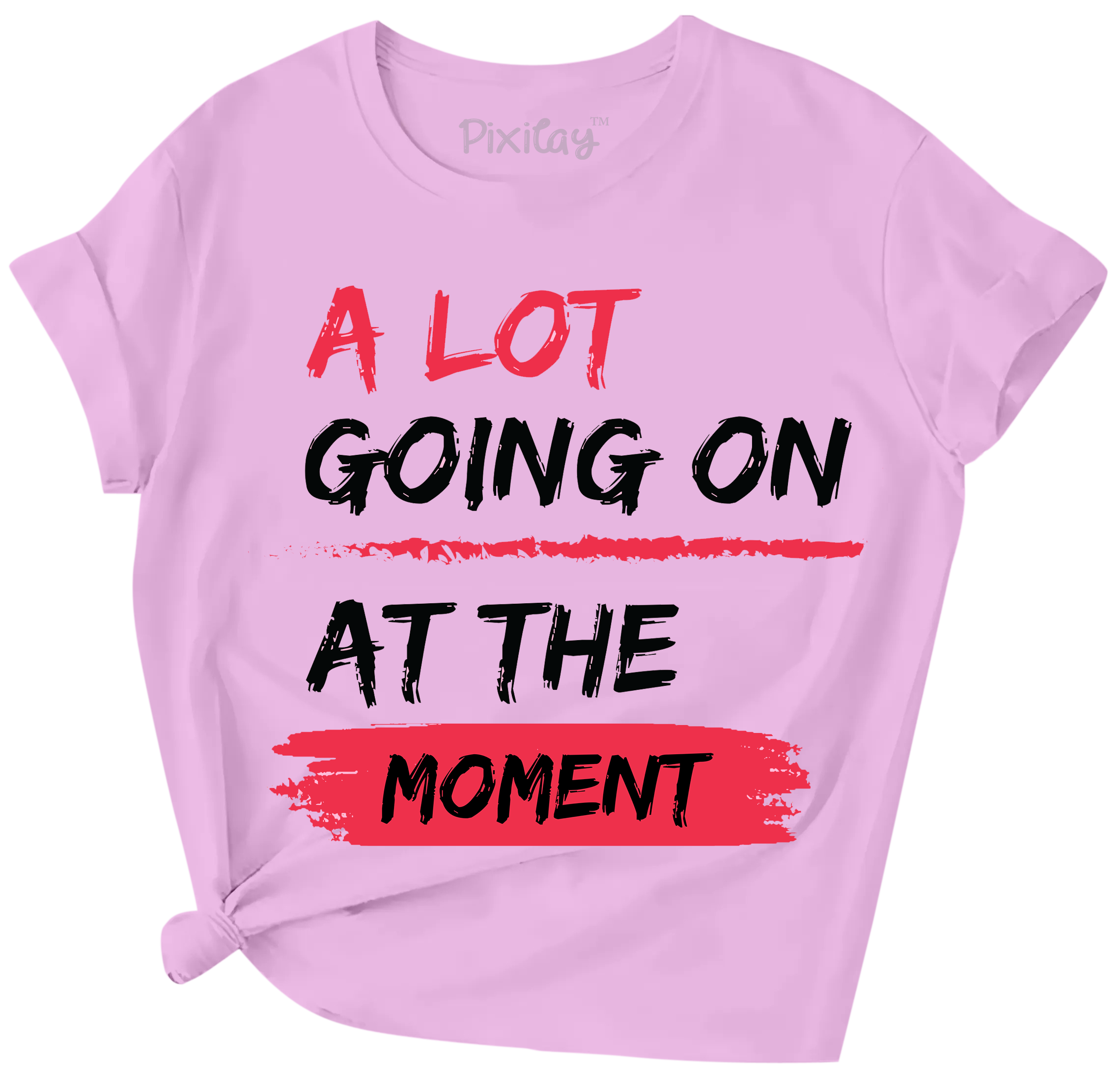 Buy purple A Lot Going On Boys And Girls Short Sleeve T-Shirt