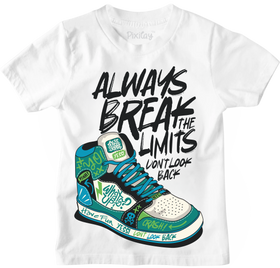 Buy white Always Break the Limits Graphic Tee
