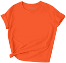 Girls Solid Color Short Sleeve T-Shirt-4