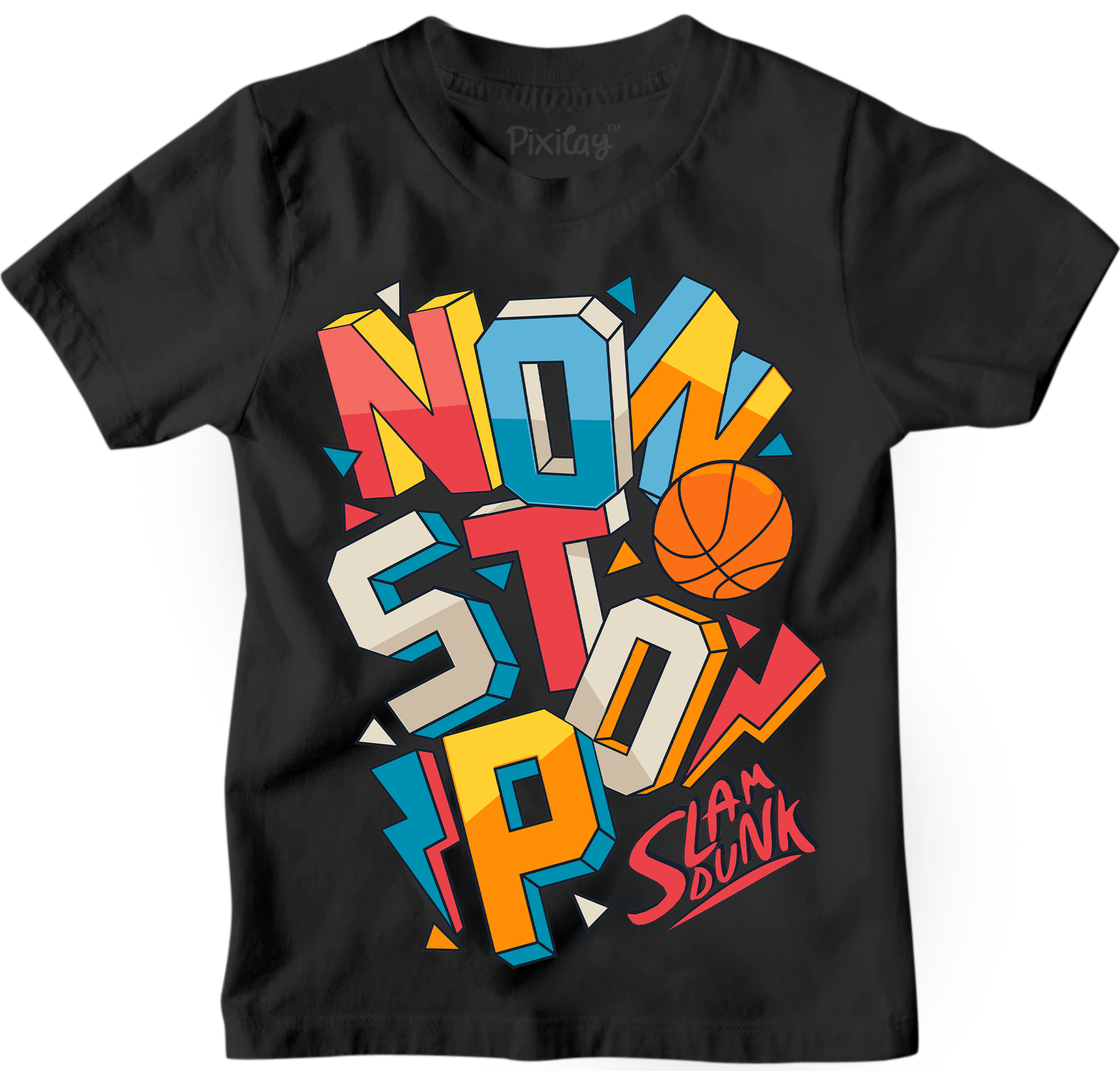 Buy black Basketball Nonstop Graphic Tee