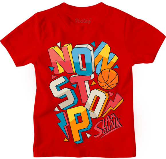 Basketball Nonstop Graphic Tee