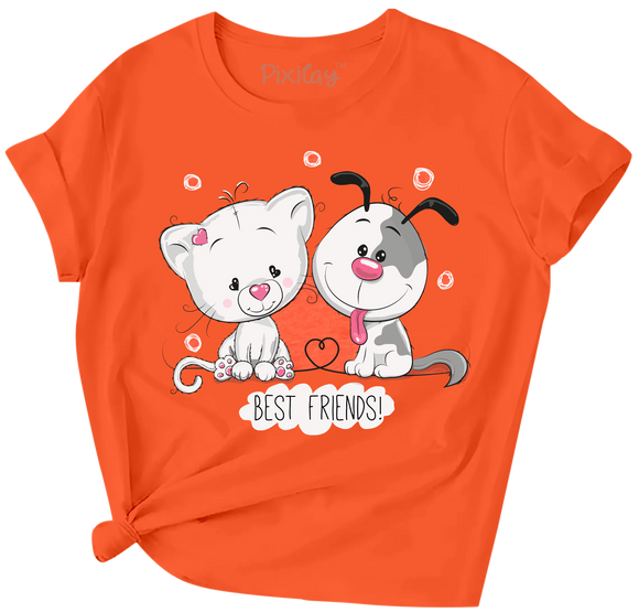 Best Friends Girls Short Sleeve T-Shirt