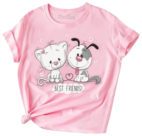 Best Friends Girls Short Sleeve T-Shirt