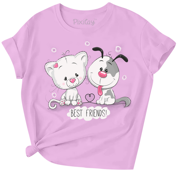 Best Friends Girls Short Sleeve T-Shirt