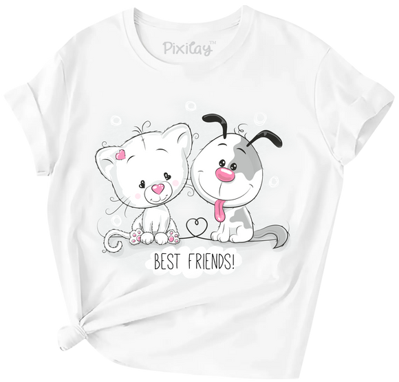 Best Friends Girls Short Sleeve T-Shirt