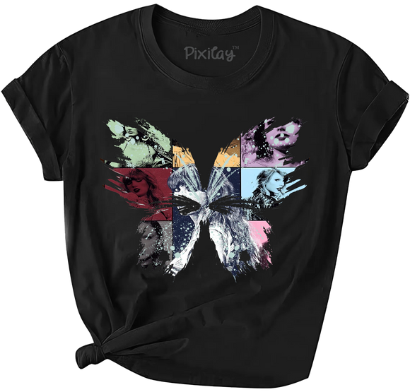 Butterfly Lover Girls Short Sleeve T-Shirt