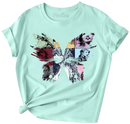 Butterfly Lover Girls Short Sleeve T-Shirt-4