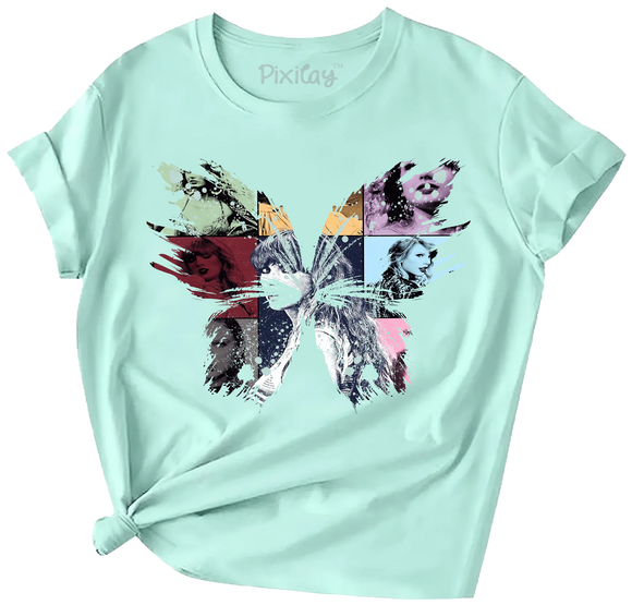 Butterfly Lover Girls Short Sleeve T-Shirt