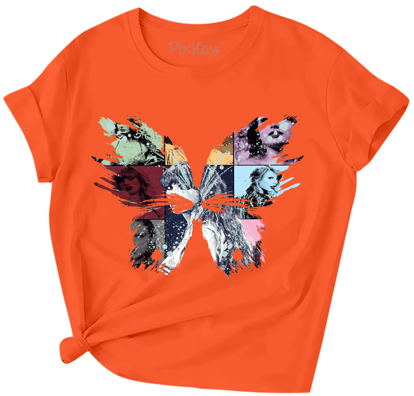 Butterfly Lover Girls Short Sleeve T-Shirt