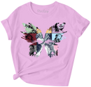 Butterfly Lover Girls Short Sleeve T-Shirt-6