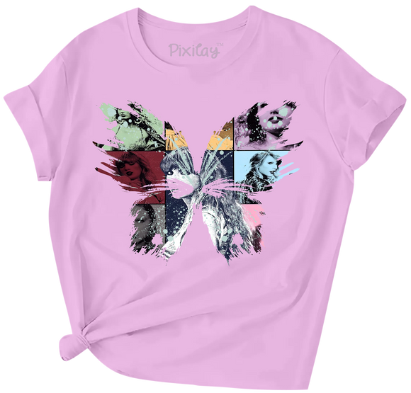 Butterfly Lover Girls Short Sleeve T-Shirt