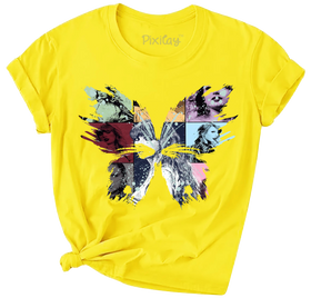 Butterfly Lover Girls Short Sleeve T-Shirt