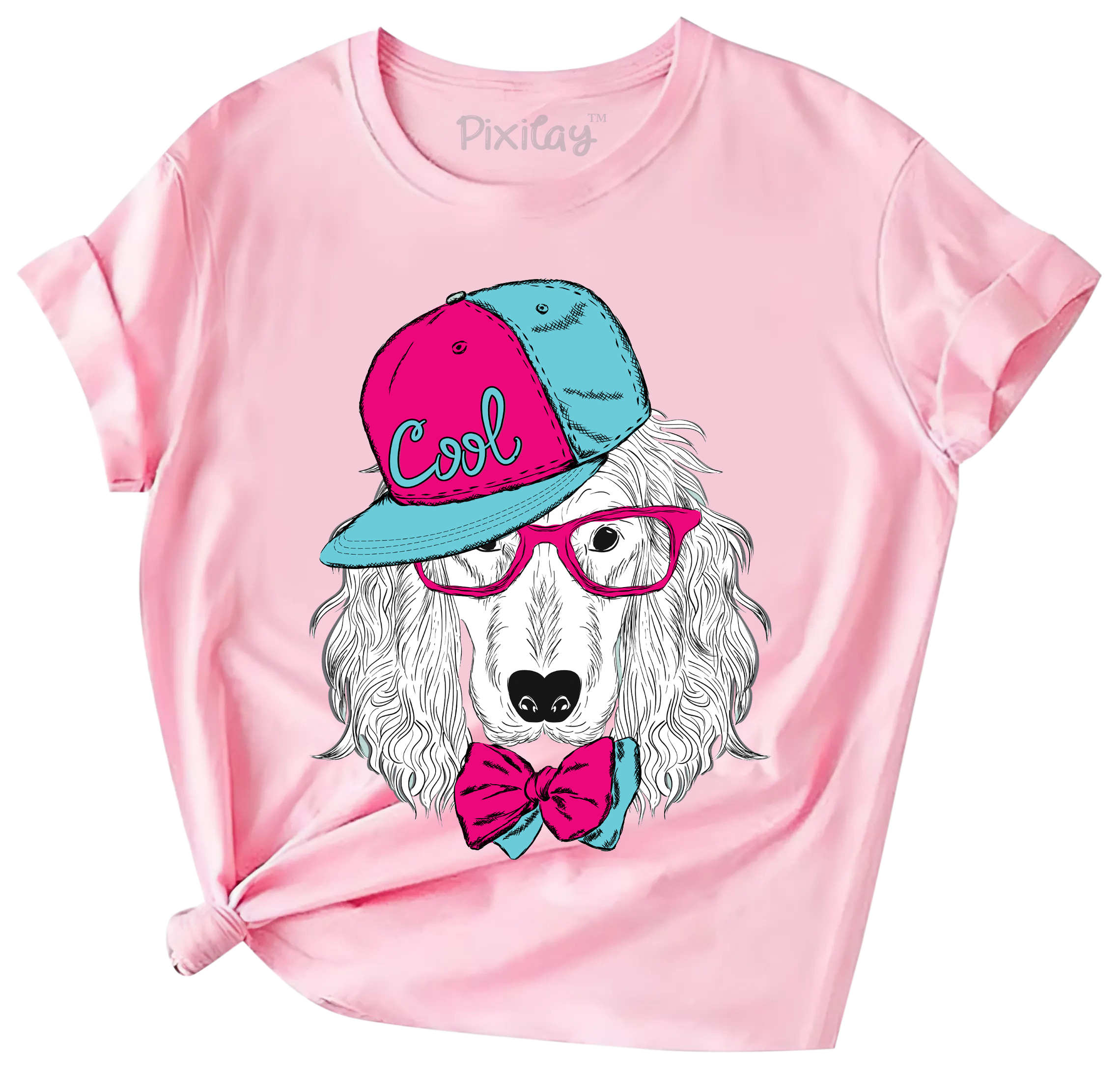 Buy pink Fashion Detective Girls Short Sleeve T-Shirt