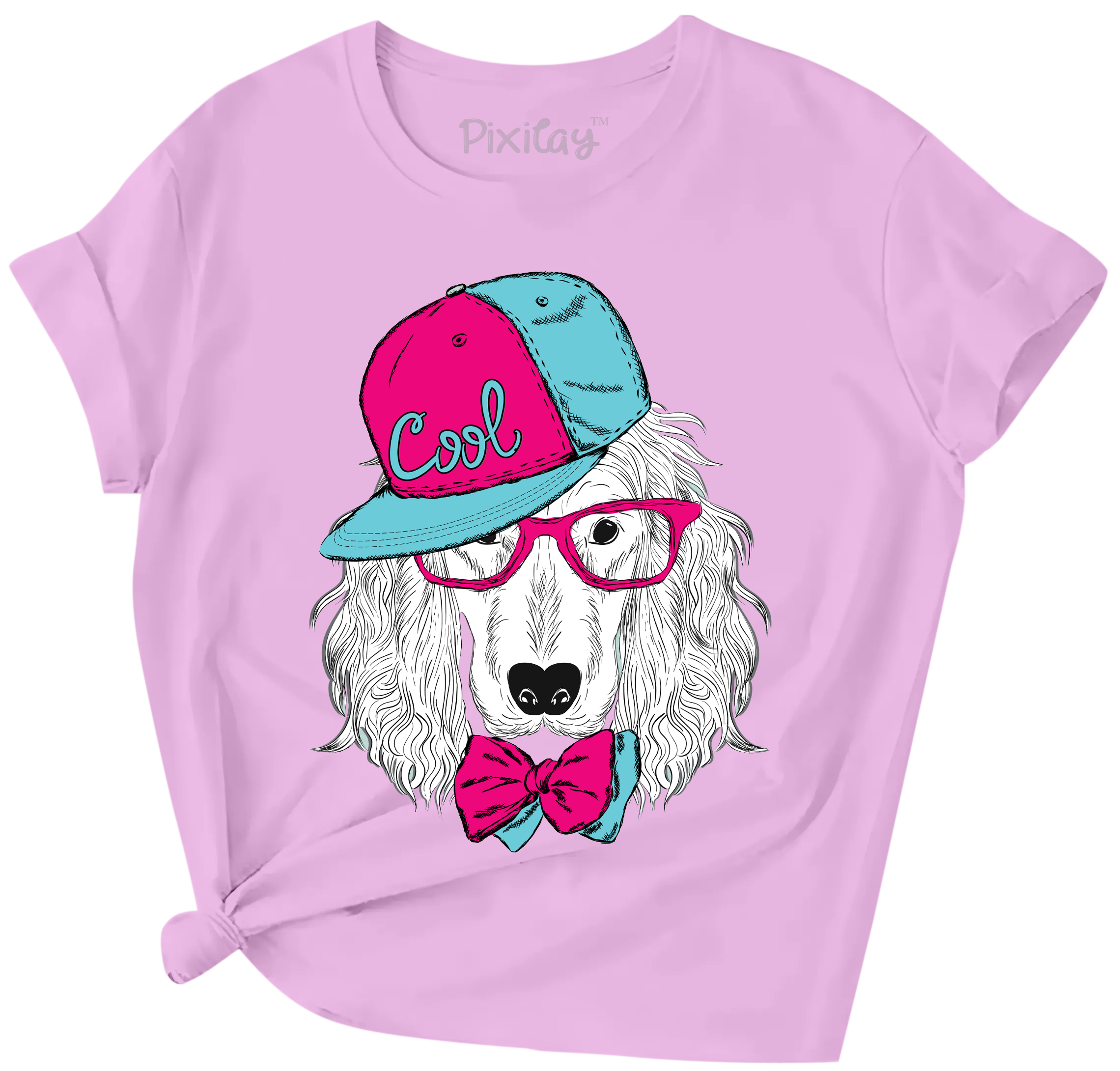 Buy purple Fashion Detective Girls Short Sleeve T-Shirt