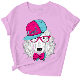 Buy purple Fashion Detective Girls Short Sleeve T-Shirt