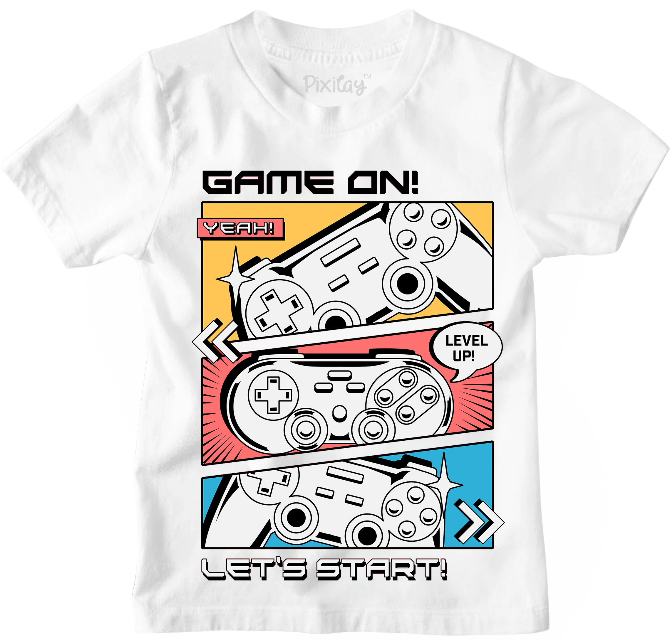 Buy white Game On Let&#39;s Start Graphic Tee
