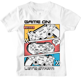 Buy white Game On Let&#39;s Start Graphic Tee