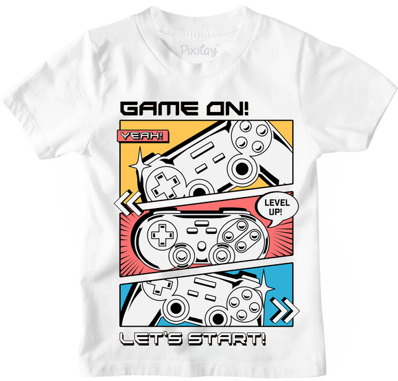 Game On Let's Start Graphic Tee