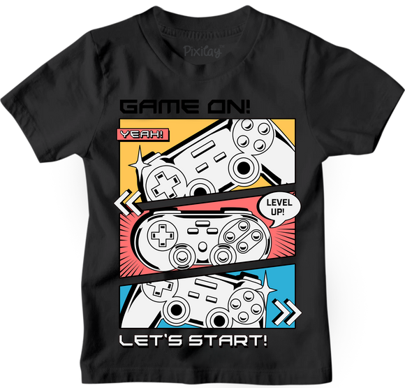 Game On Let's Start Graphic Tee