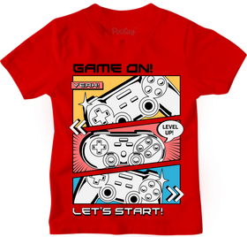 Game On Let's Start Graphic Tee