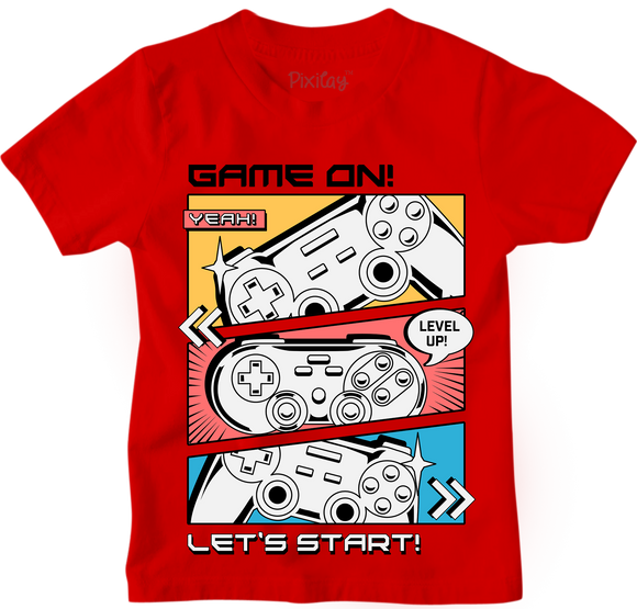 Game On Let's Start Graphic Tee