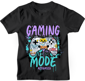 Gaming Mode Activated Graphic Tee - 0