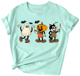 Girls Halloween Graphic Tee