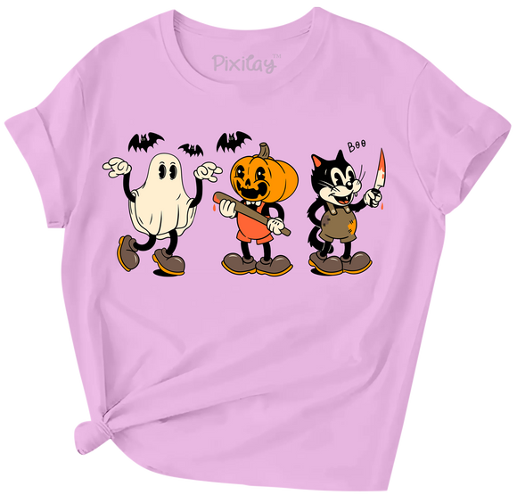 Girls Halloween Graphic Tee