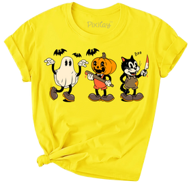 Girls Halloween Graphic Tee
