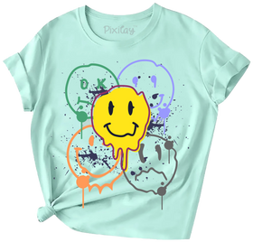 Buy cumulus Girls Smiley Face Short Sleeve T-Shirt