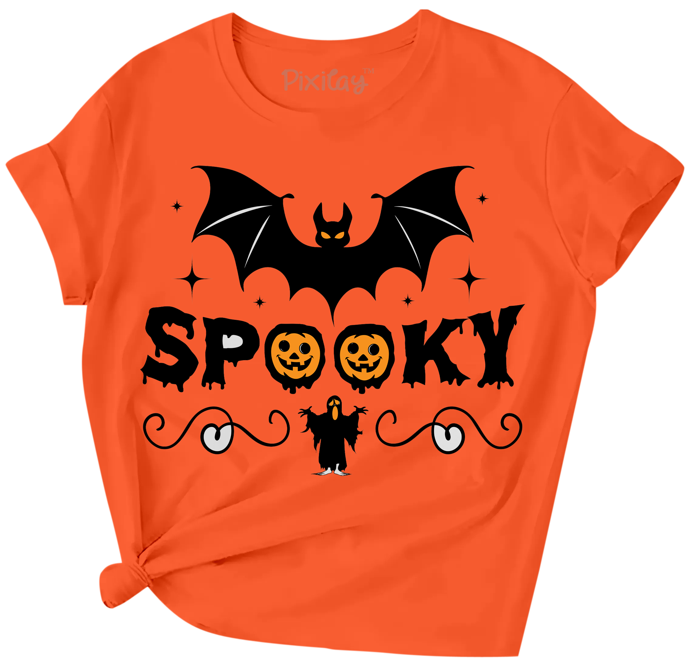 Girls Spooky Halloween Graphic Tee