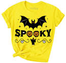 Girls Spooky Halloween Graphic Tee-1
