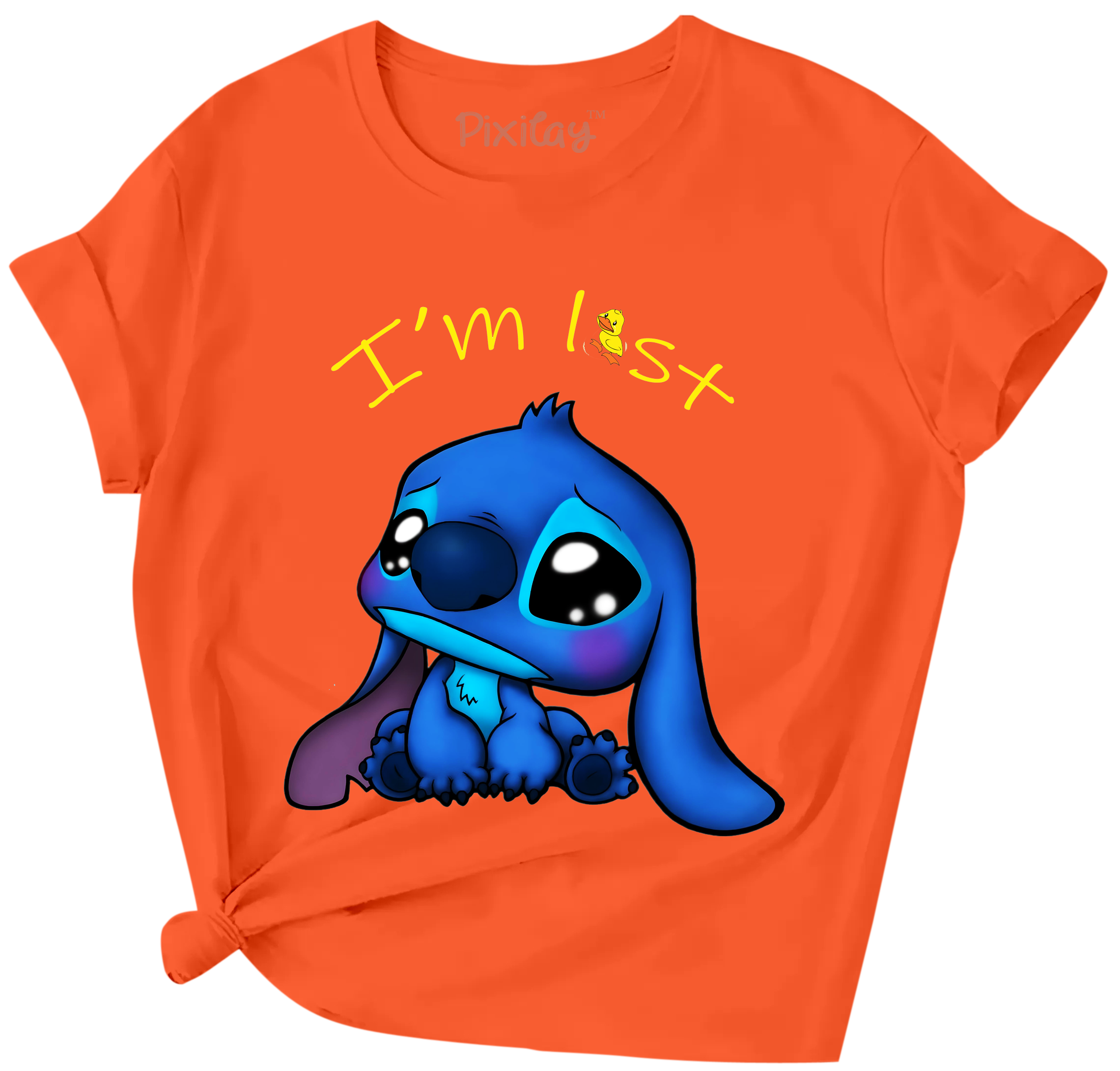 Buy orange I Am Lost Short Sleeve T-Shirt