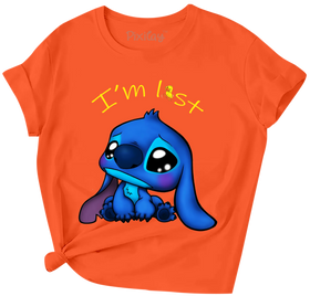 Buy orange I Am Lost Short Sleeve T-Shirt