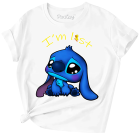 Buy white I Am Lost Short Sleeve T-Shirt