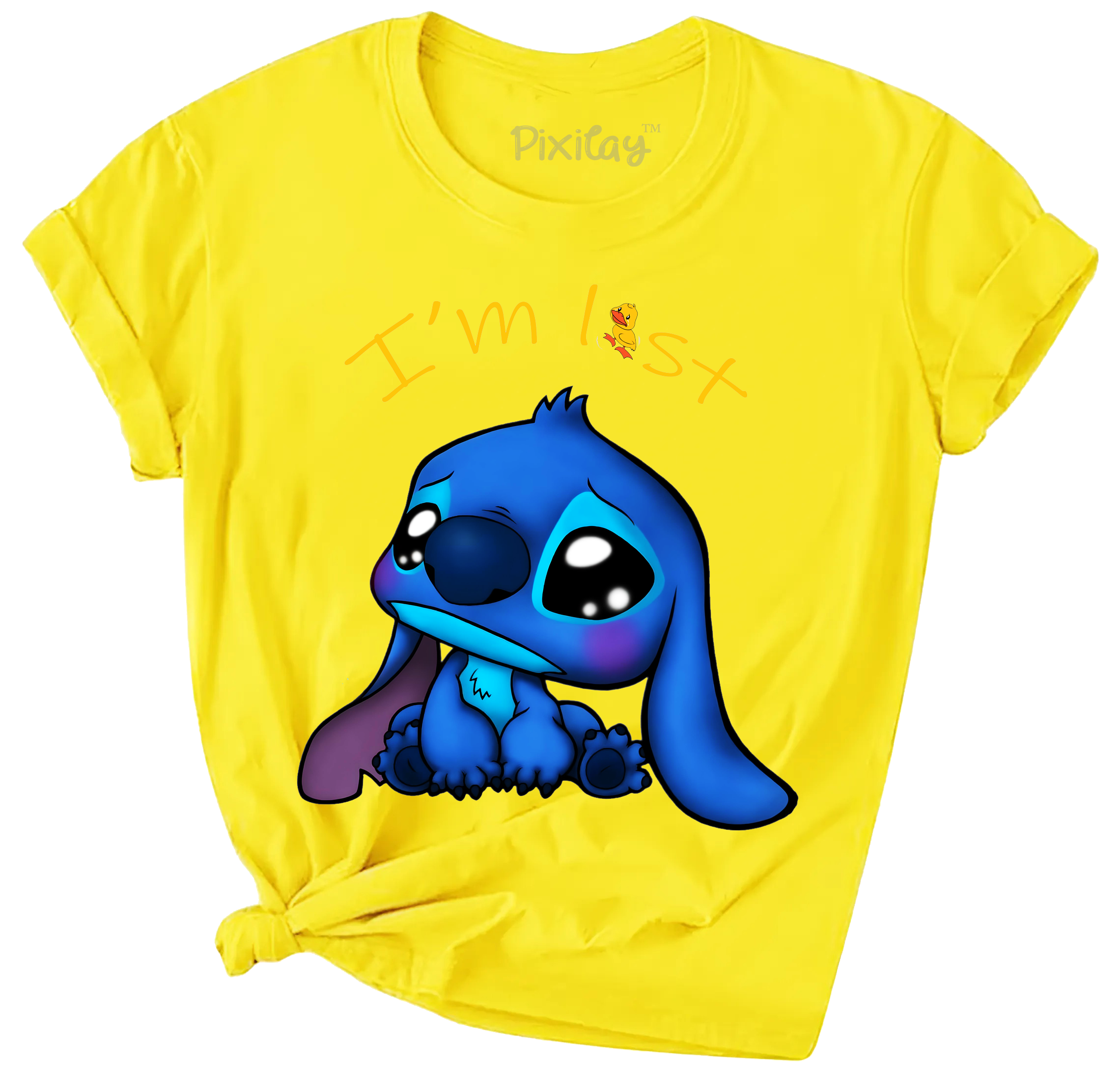 Buy yellow I Am Lost Short Sleeve T-Shirt