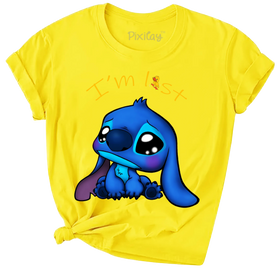 Buy yellow I Am Lost Short Sleeve T-Shirt