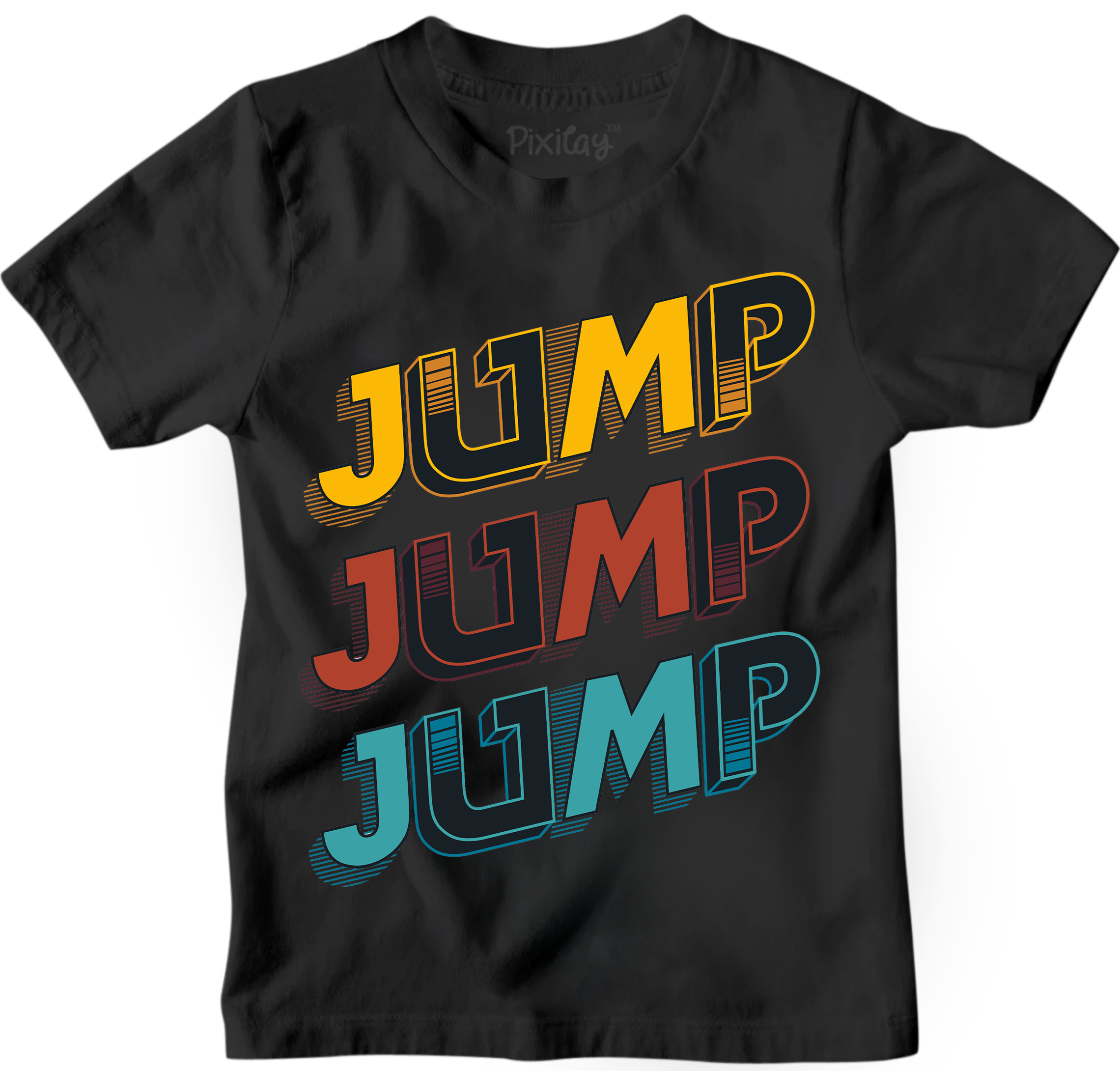 Buy black Jump Jump Jump Graphic Tee