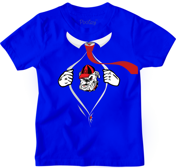 Kids GA Bulldogs Short Sleeve T-Shirt with Team Logo and Comfortable Fit for Everyday Wear