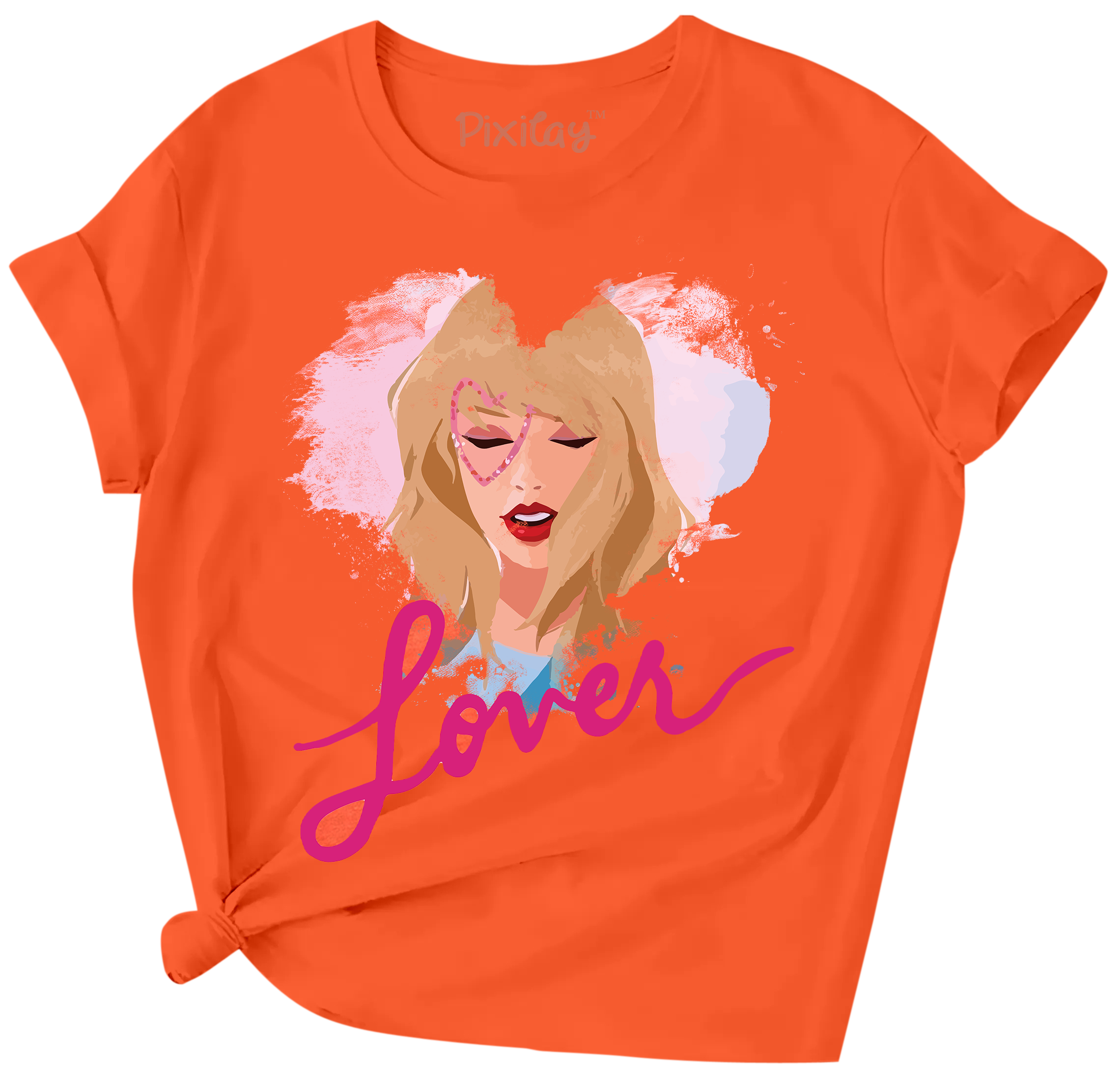 Buy orange Lover Short Sleeve T-Shirt