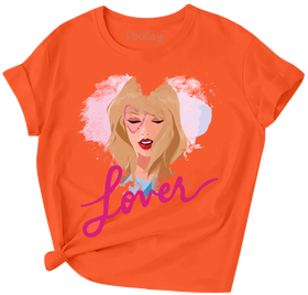 Buy orange Lover Short Sleeve T-Shirt