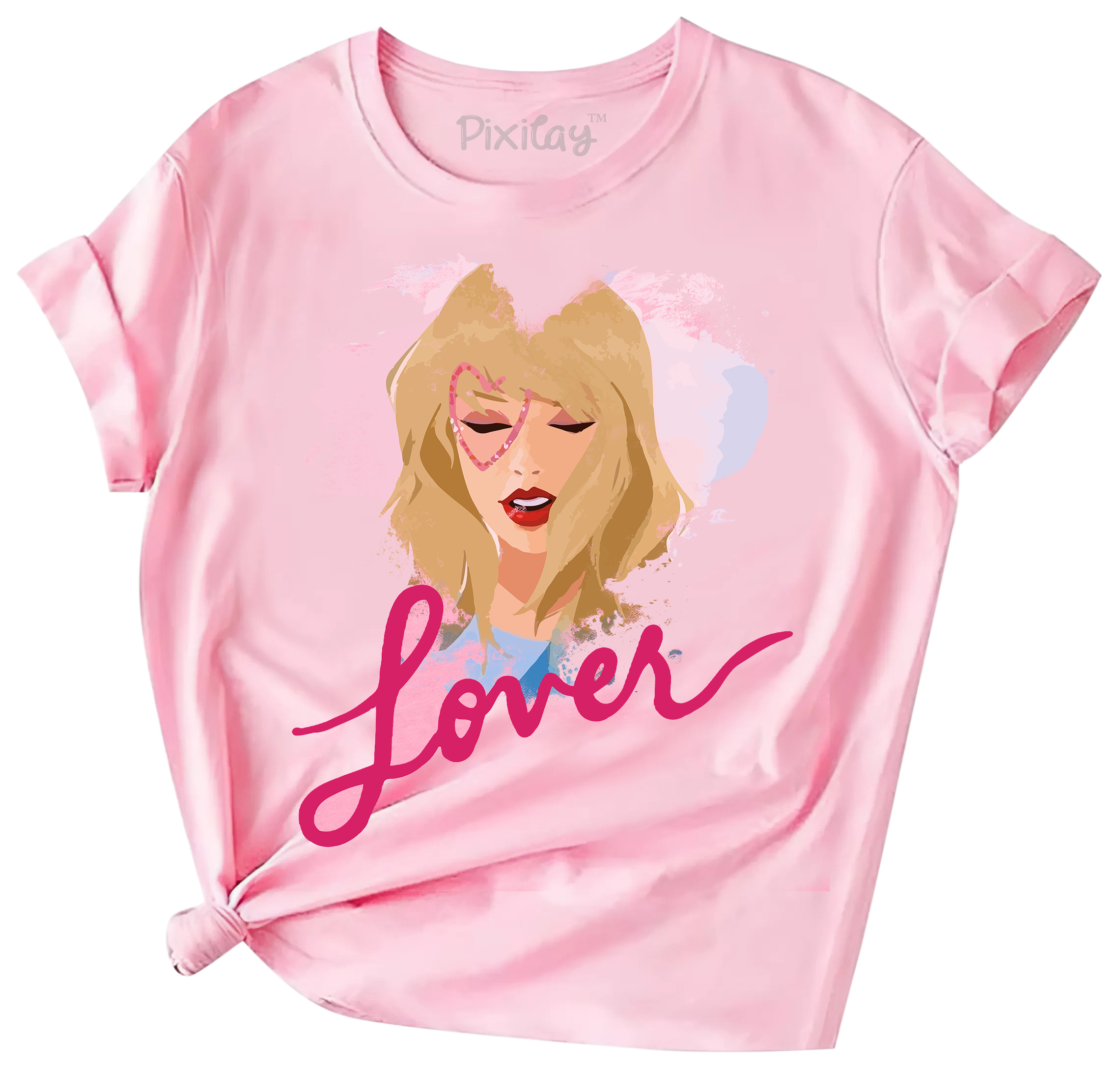 Buy pink Lover Short Sleeve T-Shirt