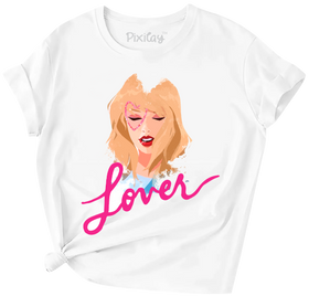 Buy white Lover Short Sleeve T-Shirt
