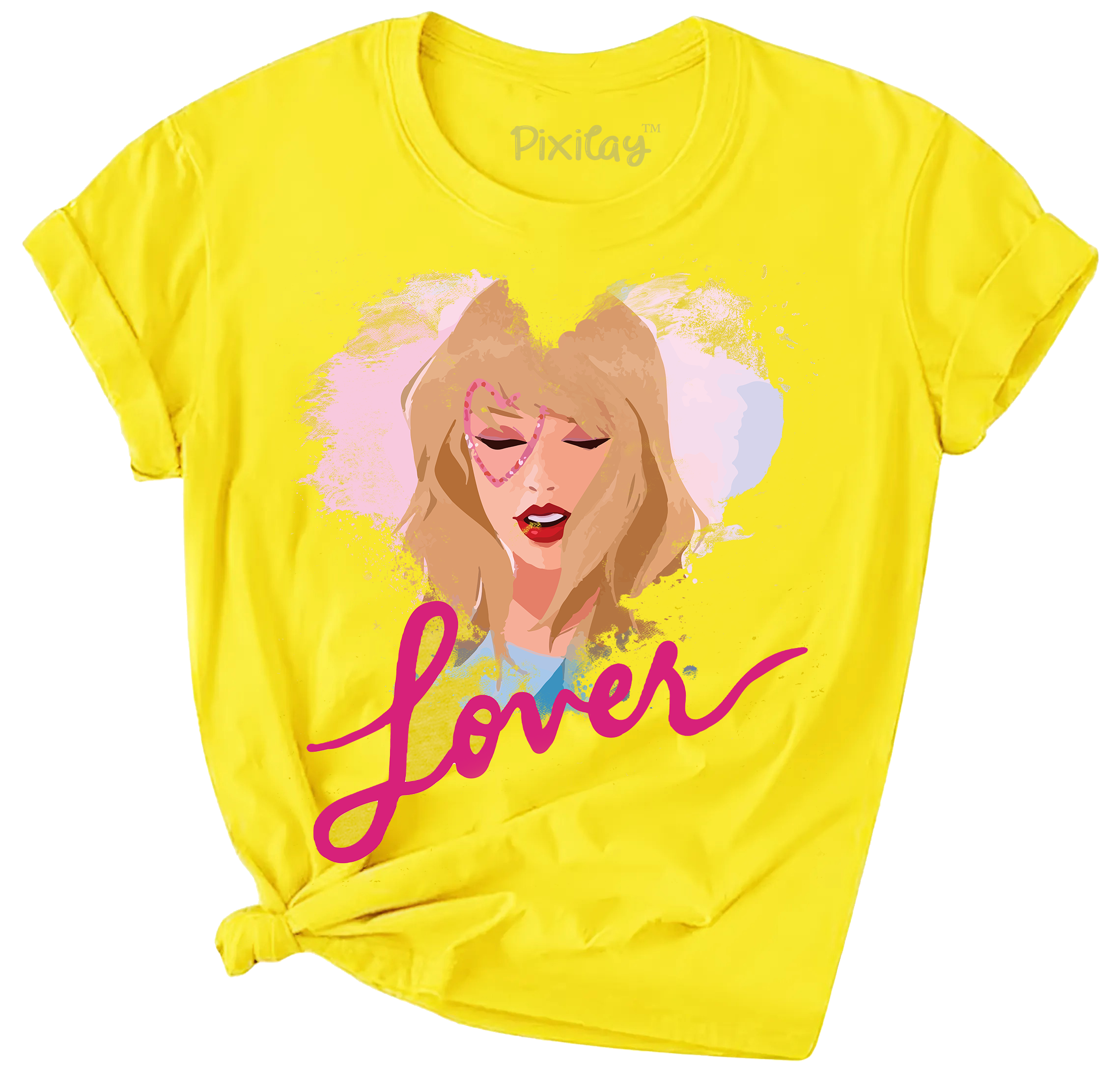 Buy yellow Lover Short Sleeve T-Shirt