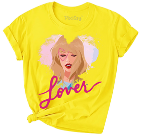 Buy yellow Lover Short Sleeve T-Shirt