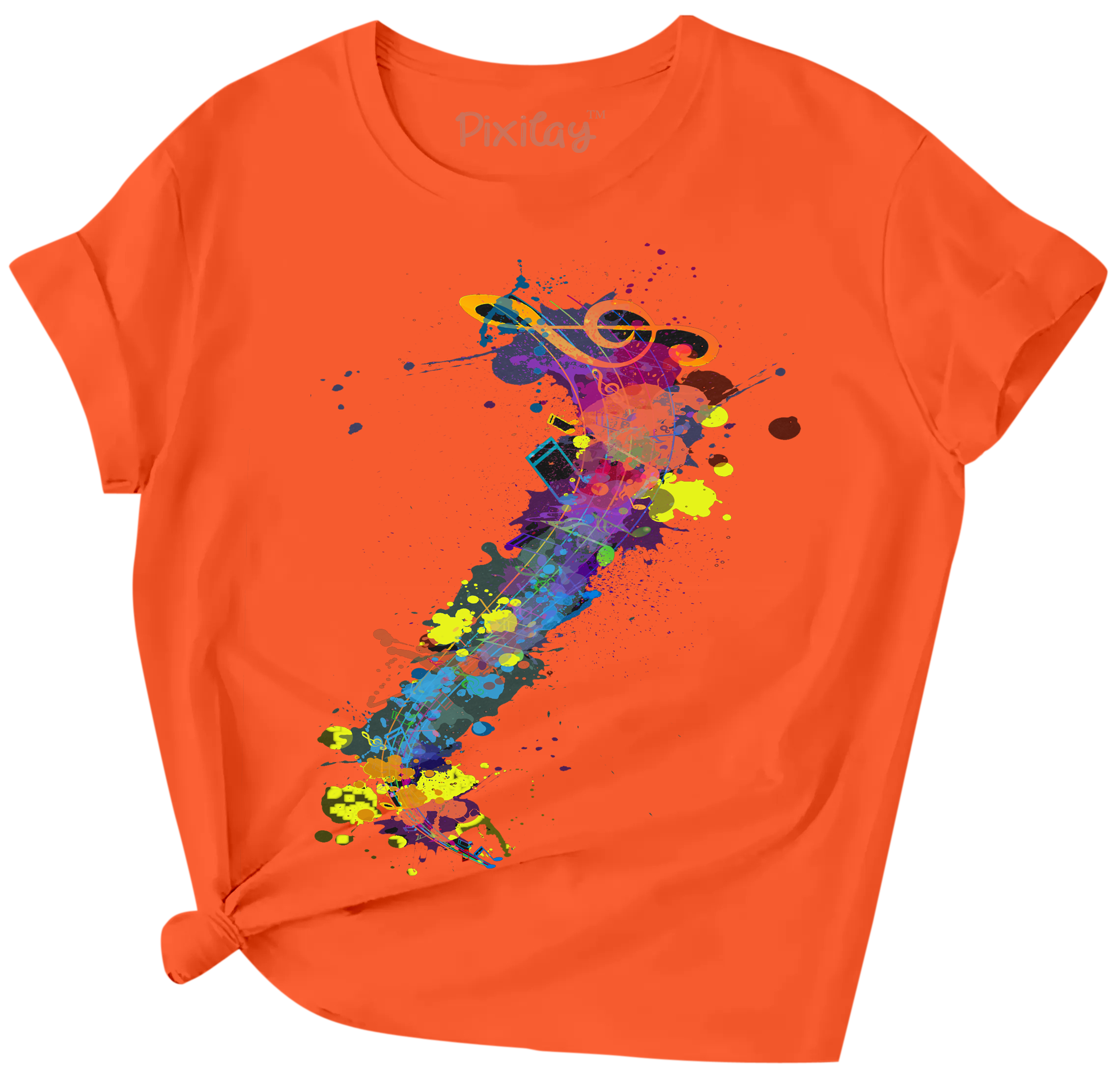 Buy orange My Melody Girls Short Sleeve T-Shirt