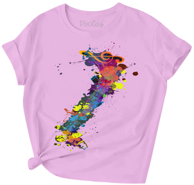 Buy purple My Melody Girls Short Sleeve T-Shirt