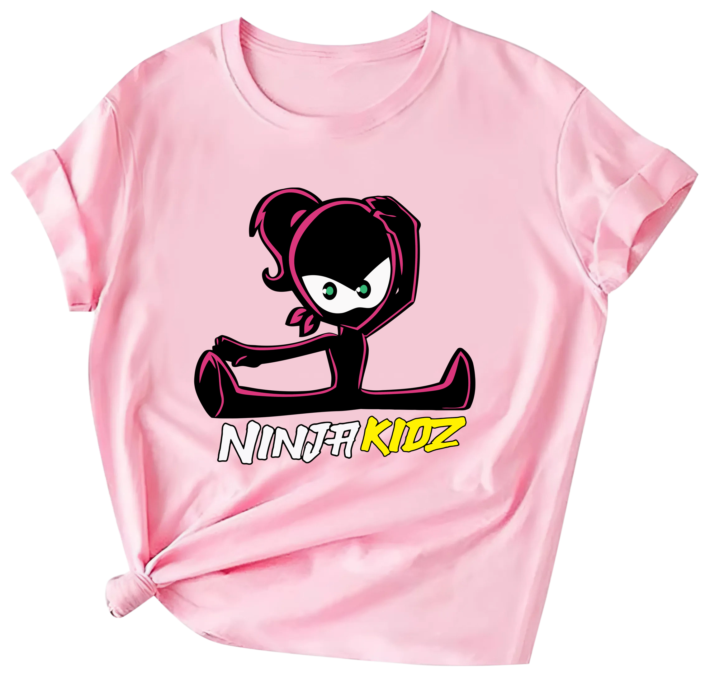 Ninja Kidz Graphic Tee, Cotton/Poly Blend T-Shirt for Kids
